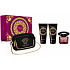 Versace Crystal Noir eau de toilette 90 ml + body lotion 100 ml + shower gel 100 ml + handbag, gift set for women