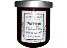 Heart & Home Sweet Cherry Soy Scented Candle with Happiness 110 g