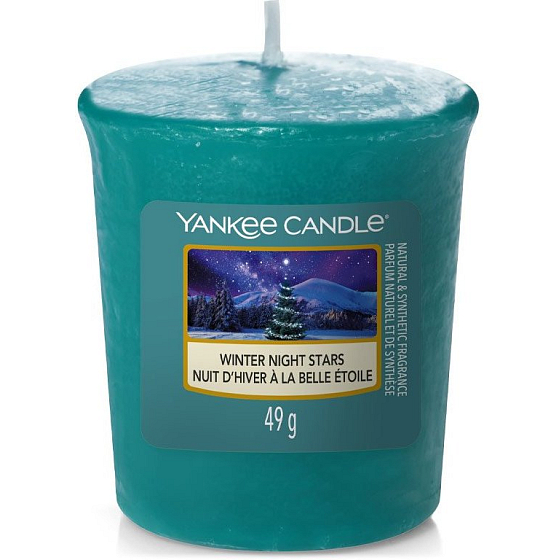 Yankee Candle Winter Night Stars - Winter Night Stars scented votive candle 49 g