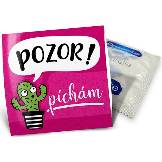 Nekupto Funny condom Attention! i inject 1 piece