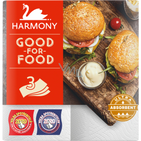 Harmony Good for Food 3 ply paper kitchen towels 2 pieces