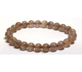 Auralite 23 natur bracelet elastic natural stone, ball 11 - 12 mm / 16 - 17 cm, one of the most powerful stones on the paneta