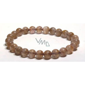 Auralite 23 natur bracelet elastic natural stone, ball 11 - 12 mm / 16 - 17 cm, one of the most powerful stones on the paneta