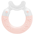 Mam Bite & Brush teether with extra soft bristles 3+ months Pink