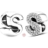 Charm Sterling silver 925 Alphabet letter S, bead for bracelet
