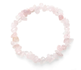 Rosie's bracelet elastic chopped natural stone 19 cm, stone of love