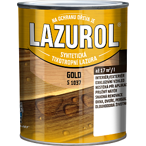 Lazurol Gold S1037 opaque wood stain T000 colorless, 750 ml