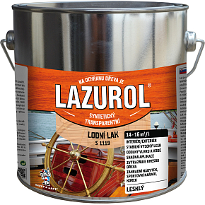 Lazurol S1119 boat varnish clear wood varnish glossy 2.5 l