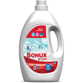 Bonux White Polar Ice Fresh laundry gel, 72 washes, 3.6 l