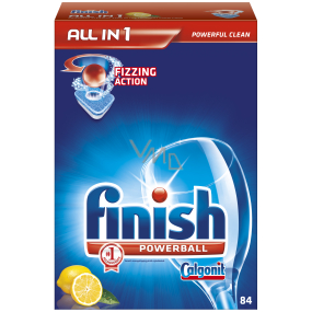 Calgonit Finish All-in-1 Lemon dishwasher tablets 84 pieces