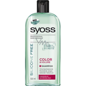 Syoss Color & Volume Silicone Free silicone-free hair shampoo 500 ml - parfumerie - drogerie