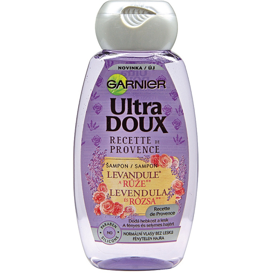 Garnier Ultra Doux Lavender and Rose Shampoo for Hair without Shine 250 ml