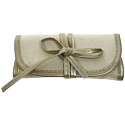 Dove set of make-up brushes in beige-gold cover of 4 pieces