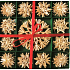 Straw ornaments in a box of 52 pieces