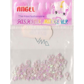 Angel Ornaments flowers and stars pink 1 pack