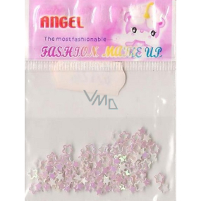 Angel Ornaments flowers and stars pink 1 pack