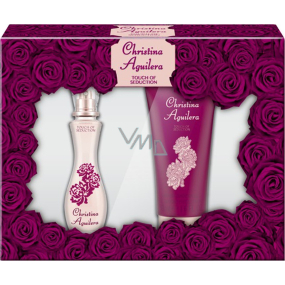 Christina Aguilera Touch of Seduction perfumed water for women 30 ml + shower gel 50 ml, gift set