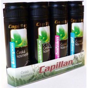 Capillan hair activator 200 ml + hair shampoo 200 ml + hair shampoo 200 ml + shower gel 200 ml, cosmetic set