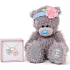 Me to You Teddy bear with headband + chain with 2 pendants 17.5 cm