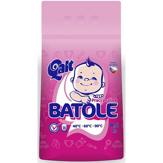 Qalt Toddler Washing Powder for Baby Clothes 35 doses of 4.5 kg