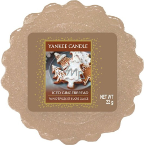 Yankee Candle Iced Gingerbread - Gingerbread with frosting fragrance wax for aroma lamp 22 g