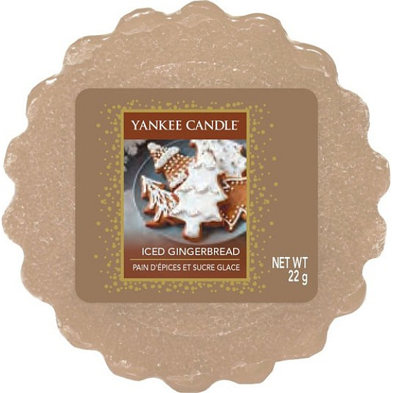 Yankee Candle Iced Gingerbread - Gingerbread with frosting fragrance wax for aroma lamp 22 g