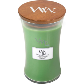 WoodWick Palm leaf - Palm leaf scented candle with wooden wick and glass lid size 609.5 g