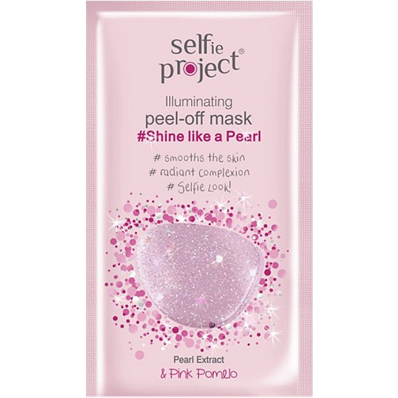 Selfie Project Brightening peeling skin peel-off mask, glowing like a pearl 12 ml