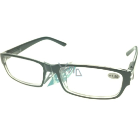 Berkeley Reading Glasses +1.5 Plastic Black 1 Piece MC2062