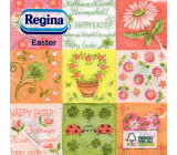 Regina Paper napkins 1 ply 33 x 33 cm 20 pieces Happy Easter - colored squares