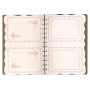 Ditipo Photo album Retro frame with a couple with suitcases B4 24 x 34 cm