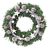Wreath with stars and pine cones 25 cm
