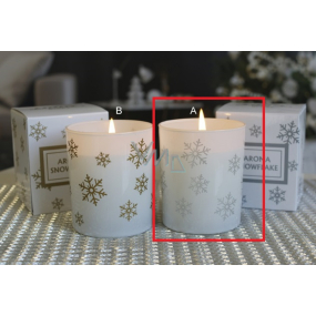 Lima Aroma Snowflake Gingerbread scented candle silver, burning time 50 hours 175 g