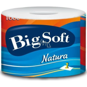 Big Soft Natura toilet paper 1 ply 1000 pieces 1 piece