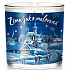 Nekupto Fashion Christmas scented candle Winter as painted 7 x 7,5 cm