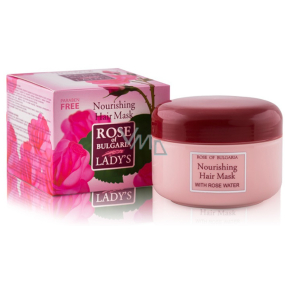 Rose of Bulgaria moisturizing hair mask with rose water and macadamia oil for dry and damaged hair 330 ml