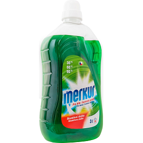 Merkur laundry gel for white and colored laundry 60 doses, 3 l