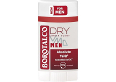 Borotalco Men Dry Amber Scent deodorant stick for men 40 ml