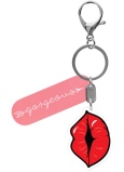 Albi Picture key ring with carabiner Lips