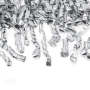 Ditipo Spiral confetti silver in tube 40 cm