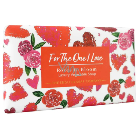 English Soap For The One I Love Roses in Bloom natural perfumed toilet soap with shea butter 190 g