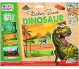 Basic Craft Dino creative activities with stickers, creative set for children, age 3+