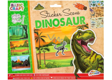 Basic Craft Dino creative activities with stickers, creative set for children, age 3+