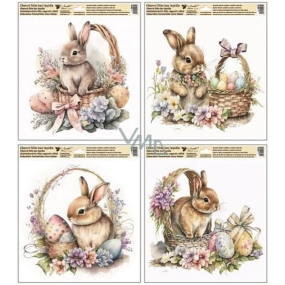 Window film Easter bunny with glitters 30 x 33,5 cm, various motifs