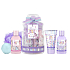 Baylis & Harding Unicorn Shower Cream 100 ml + Shower Gel 100 ml + Body Lotion 30 ml + Bath Fizzer 40 g + Body Sponge, a set of caring body products in a glass jar for children