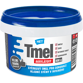 Het Acrylic Filler for Drywall, Masonry, and Plaster, 800 g