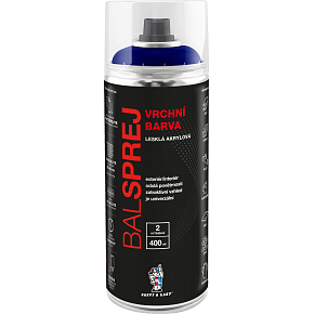 BALSPREJ top universal acrylic spray paint, RAL 5002 marine blue, 400 ml