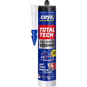 Ceys Total Tech universal glue and sealant, black, 290 ml