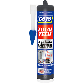 Ceys Total Tech universal adhesive and sealant, black, 290 ml