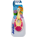 Jordan Step by Step soft children's toothbrush with teether, for ages 0-2 years, 1 pc